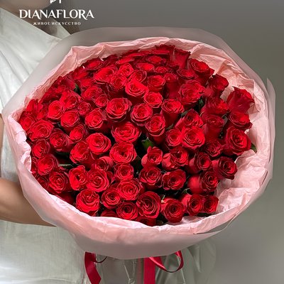 Букет из красных роз Кения