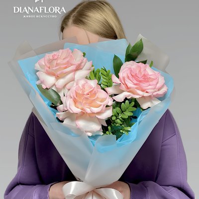 Букет из 3 французских роз