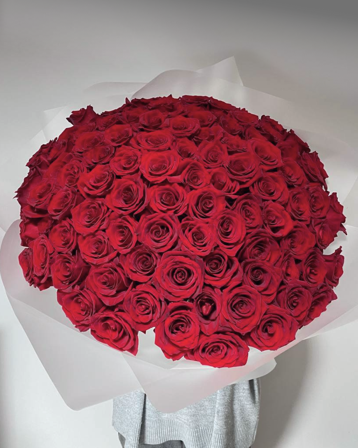 Букет из Красных роз Эквадор - фото букета